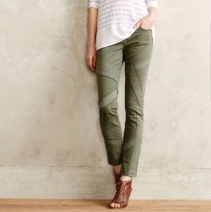 Anthropologie Pilcro & The Letterpress  Olive Stet